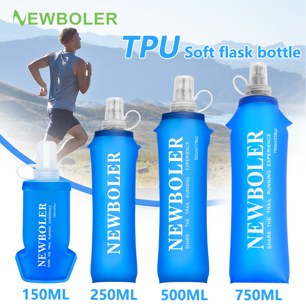 Water Bag Collapsible - Botol Air 250/500/750ML TPU Lipat, Botol