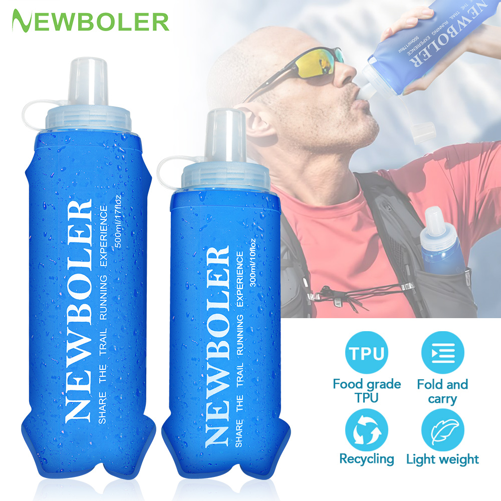 Water Bag Collapsible - NEWBOLER 300/500ML Botol Air TPU Botol