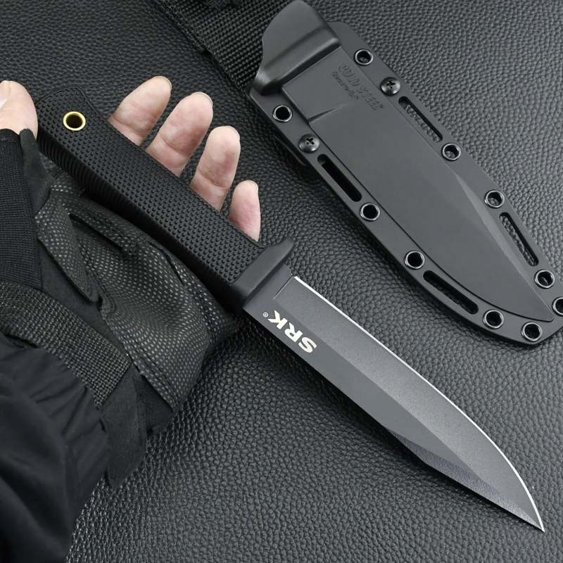 Bushcraft Knife Fixed - SKR Pisau Tetap Lurus RN Serat