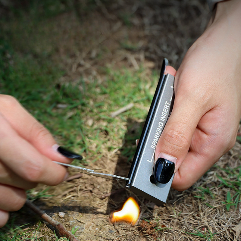 Fire Starting Kit - Perlengkapan Pemantik Api Darurat Magnesium &