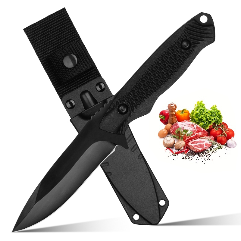 Bushcraft Knife Fixed - 1 buah pisau bilah tetap warna