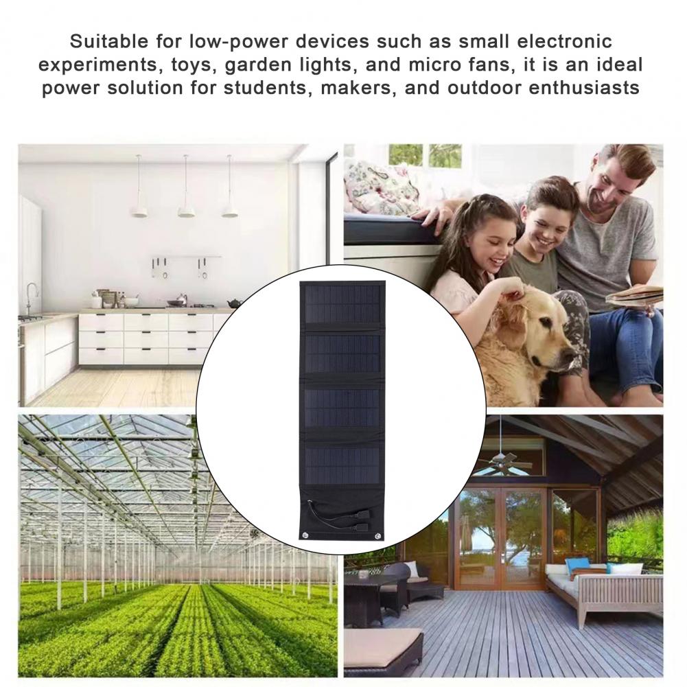 Solar Emergency Charger - Panel Surya Ringan, Panel Surya Lipat,