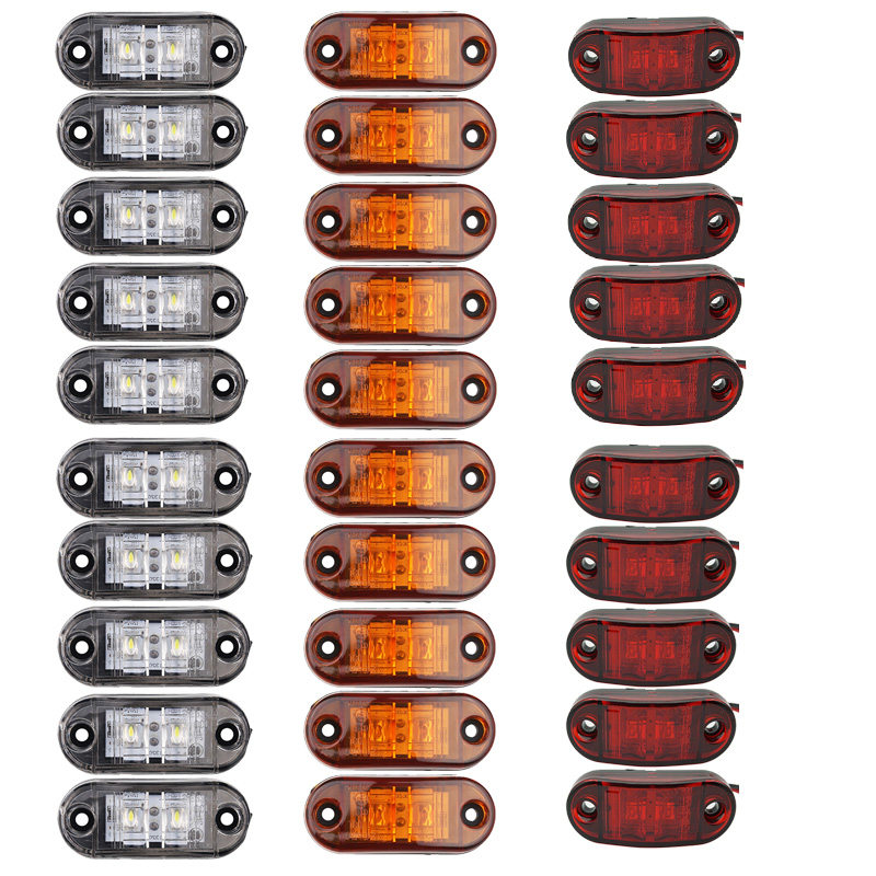 Signal Panel Orange - Lampu peringatan LED, 10 buah lampu