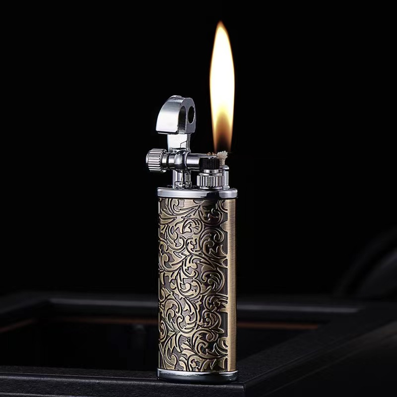 Fire Starting Kit - Pemantik api minyak tanah Retro, roda