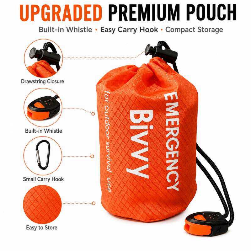 2 Paket Kantong Tidur Darurat, - Bivy Bag Emergency ulasan dan harga