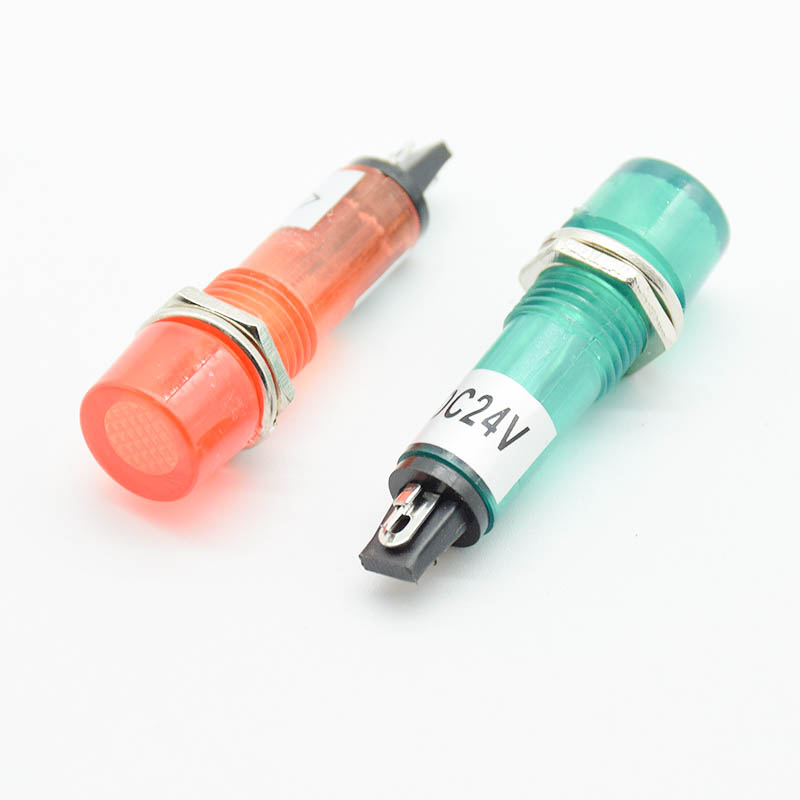 5 Buah 220V 12V 24V DC Lubang  - Signal Panel Orange ulasan dan harga