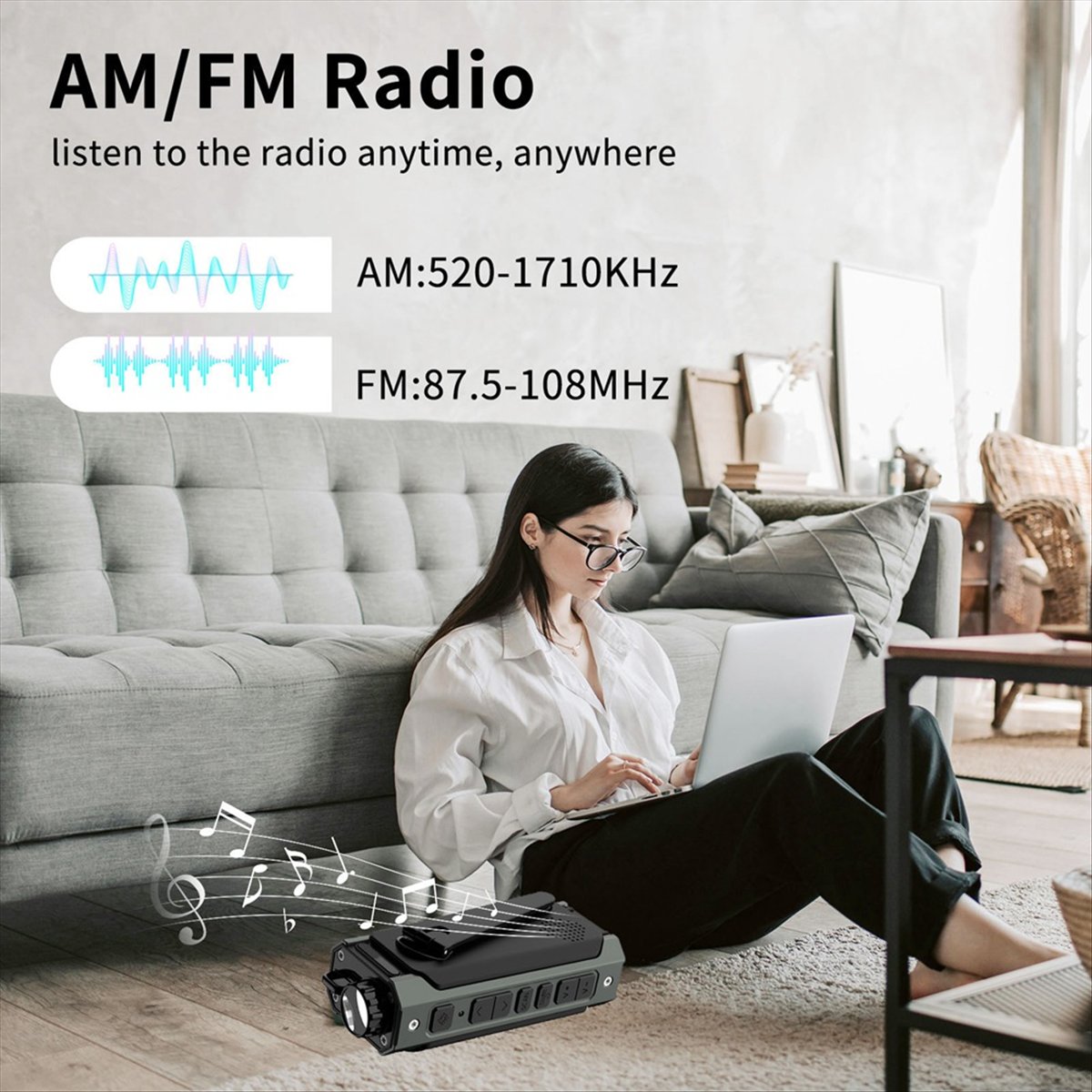 Radio Tenaga Surya Portabel A2 - Solar Emergency Charger ulasan dan harga
