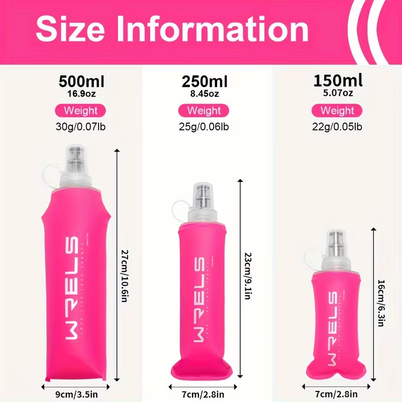 WRELS Botol Air Lipat TPU Beba - Water Bag Collapsible ulasan dan harga
