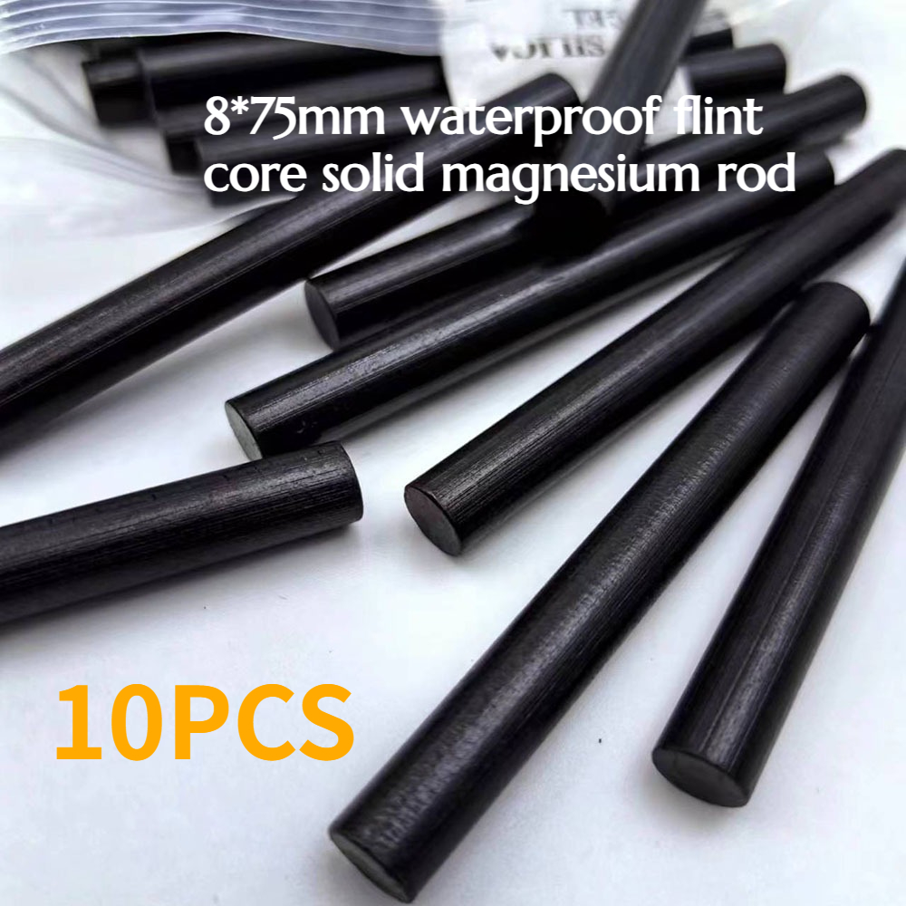 10 Buah 8*75Mm Batang Magnesiu - Magnesium Fire Starter ulasan dan harga