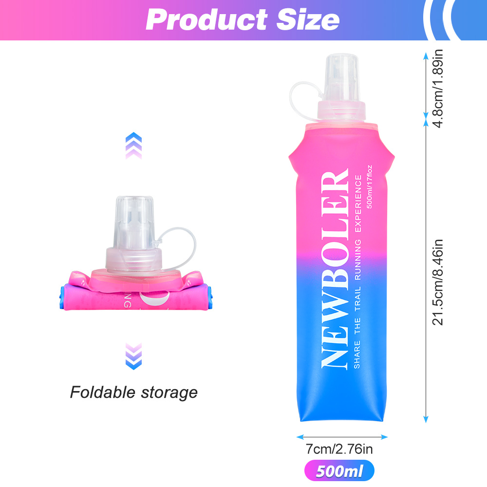 NEWBOLER Botol Air Lipat Botol - Water Bag Collapsible ulasan dan harga