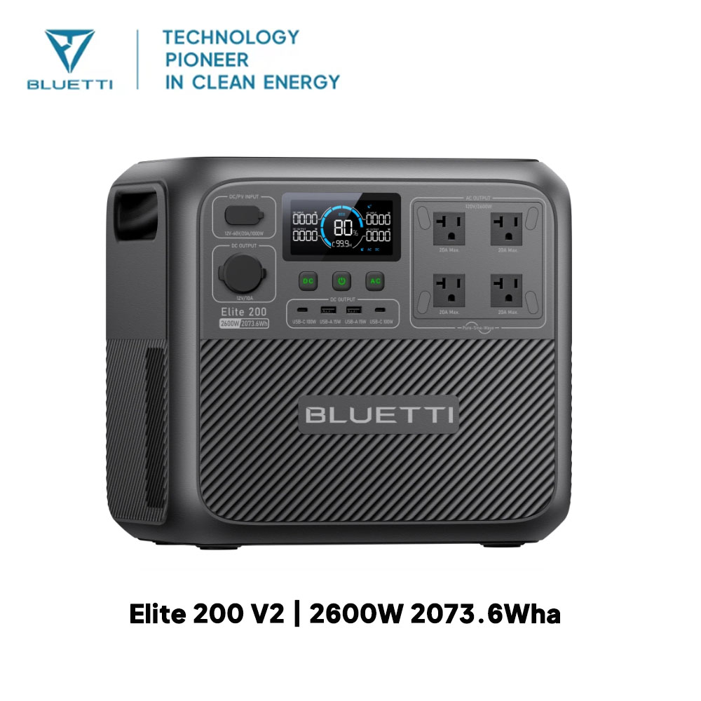 【Renew】BLUETTI Elite 200 V2 St - Solar Emergency Charger ulasan dan harga